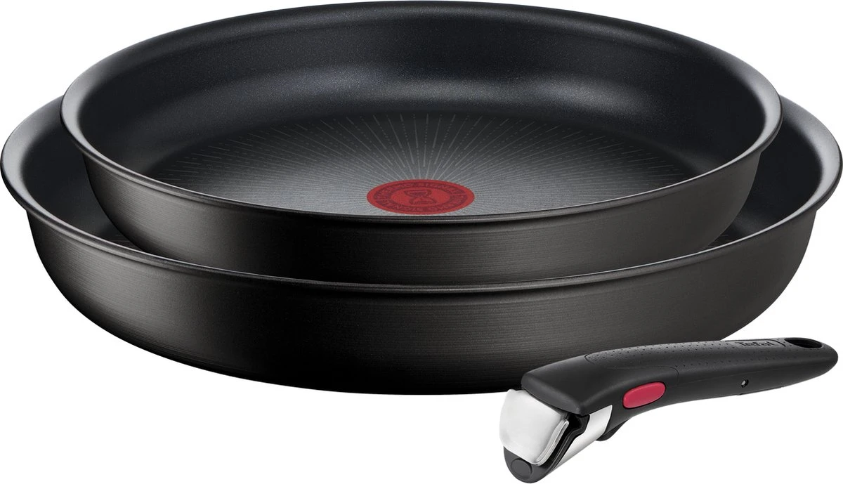 Tefal Ingenio Unlimited Pannenset - Koekenpannen Ø24 En 28 Cm + Handgreep 3 Tefal Ingenio Unlimited Pannenset - Koekenpannen Ø24 En 28 Cm + Handgreep