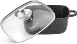 Edënbërg Stonetec Line - 8-delige Luxe Pannenset Van Gesmeed Aluminium - Zwart 10 Edënbërg Stonetec Line - 8-delige Luxe Pannenset Van Gesmeed Aluminium - Zwart -Kookpot Serie Winkel 1200x694