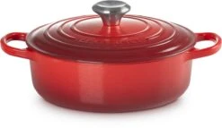 Le Creuset - Gietijzeren - Lage Braadpan - 24cm - Kersenrood -Kookpot Serie Winkel 1200x695 5