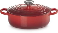 Le Creuset - Gietijzeren - Lage Braadpan - 24cm - Kersenrood -Kookpot Serie Winkel 1200x695 6