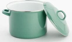 Lite-Body Magnus Soeppan/Stamppotpan Met Deksel - 24cm/8l - Emaille - Olijf Groen -Kookpot Serie Winkel 1200x698 7