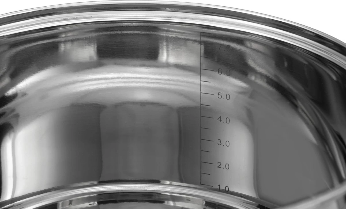 Edënbërg Classic Line - RVS Luxe Pannenset 12 Delig - Voorzien Van 9-Laags Bodem! 6 Edënbërg Classic Line - RVS Luxe Pannenset 12 Delig - Voorzien Van 9-Laags Bodem! - Afbeelding 4