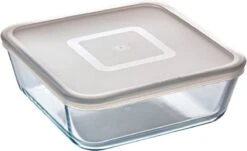 Pyrex - Cook & Freeze Schaal Vierkant Met Deksel 15 X 15cm - Transparant -Kookpot Serie Winkel 1200x733 3
