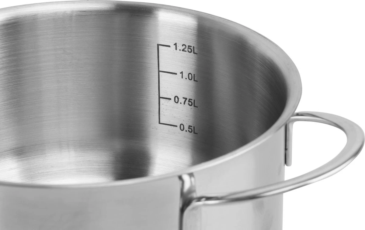 Niceey Pannenset - Voor Alle Warmtebronnen - Pannenset Inductie - Pannensets - 7 Delig 6 Niceey Pannenset - Voor Alle Warmtebronnen - Pannenset Inductie - Pannensets - 7 Delig - Afbeelding 4