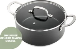 ISENVI Murray Keramische Kookpan 24 CM - RVS Greep -Kookpot Serie Winkel 1200x775