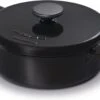 Brabantia The Dutch Braadpan - Matt Black - 28 Cm - Gietijzer -Kookpot Serie Winkel 1200x778 2