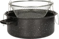 Benson Frituurpan Met Korf - Ø 26 Cm - Carbonstaal Met Marmer Coating -Kookpot Serie Winkel 1200x792 3