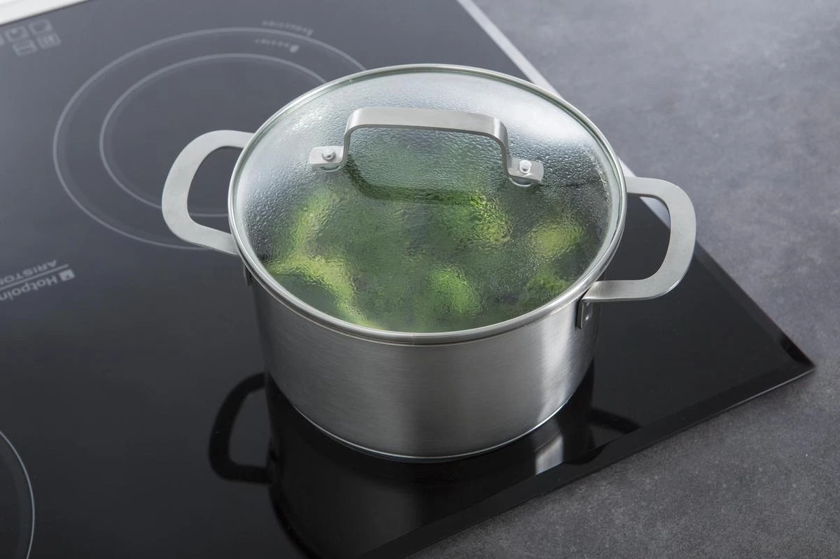 BK Bistro Pannenset - 4-delig - RVS - Glazen Deksel - Inductie 9 BK Bistro Pannenset - 4-delig - RVS - Glazen Deksel - Inductie - Afbeelding 7