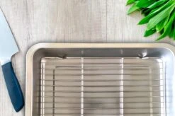 YUGN COMBI Set Braadslede Ovenschaal Combi Braadslee Oven Set - 2x Braadslede Met Rooster Voor Ovengerechten - 36x27x7CM En 40x30x7CM En Inclusief Bakkwast - Cadeau- Cadeautip -Kookpot Serie Winkel 1200x799 64