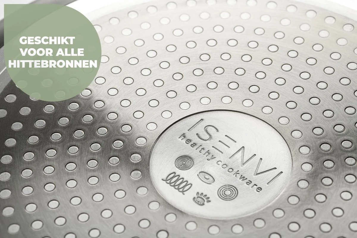 ISENVI Avon Chef Culinair Set - Pannenset 9 Delig - Ergo Grepen 5 ISENVI Avon Chef Culinair Set - Pannenset 9 Delig - Ergo Grepen - Afbeelding 3