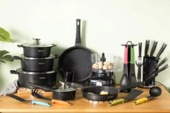 Swiss Pro+ - SWP41D22 - Pannenset 41 Delig - Foodprocessor - Messenblok 8 Delig - Kookgerei Set Met Houder 7 Delig - Starters Pakket - 2022 Serie - Limited Edition -uitzet 22 Swiss Pro+ - SWP41D22 - Pannenset 41 Delig - Foodprocessor - Messenblok 8 Delig - Kookgerei Set Met Houder 7 Delig - Starters Pakket - 2022 Serie - Limited Edition -uitzet -Kookpot Serie Winkel 1200x799 93