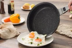 Swiss Pro+ | Set 14 Delige Pannenset | Inductie - Pannensets - Glazen Deksel - Met Afneembare Handgreep - Marmeren Interieur -PFAS-vrij | Grey / Silver -Kookpot Serie Winkel 1200x799 95