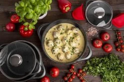 Smile - 8 Delige Pannenset - Antiaanbaklaag - Vaatwasser Bestendig - Geschikt Voor Iedere Kookplaat - MGK-18 - Zwart 18 Smile - 8 Delige Pannenset - Antiaanbaklaag - Vaatwasser Bestendig - Geschikt Voor Iedere Kookplaat - MGK-18 - Zwart -Kookpot Serie Winkel 1200x800 162