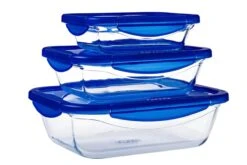 Pyrex - Cook & Go Schaal Rechthoek Met Deksel 0,8 Liter - Transparant -Kookpot Serie Winkel 1200x800 304
