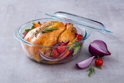 Pyrex - Classic Ovenschaal Rond Met Deksel 3,5 Liter - Transparant -Kookpot Serie Winkel 1200x800 315