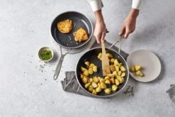 Demeyere Alu Industry 3 Koekenpannenset - Inductie - Pannenset 24 Cm + 28 Cm - Ceraforce Antikleeflaag - PTFE-vrij -Kookpot Serie Winkel 1200x800 93