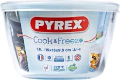 Pyrex - Cook & Freeze Schaal Rond 12 X 6cm - Transparant -Kookpot Serie Winkel 1200x804 11