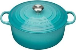 Le Creuset Braadpan Signature Caribbean Blue - ø 20 Cm / 2.4 Liter -Kookpot Serie Winkel 1200x804 8