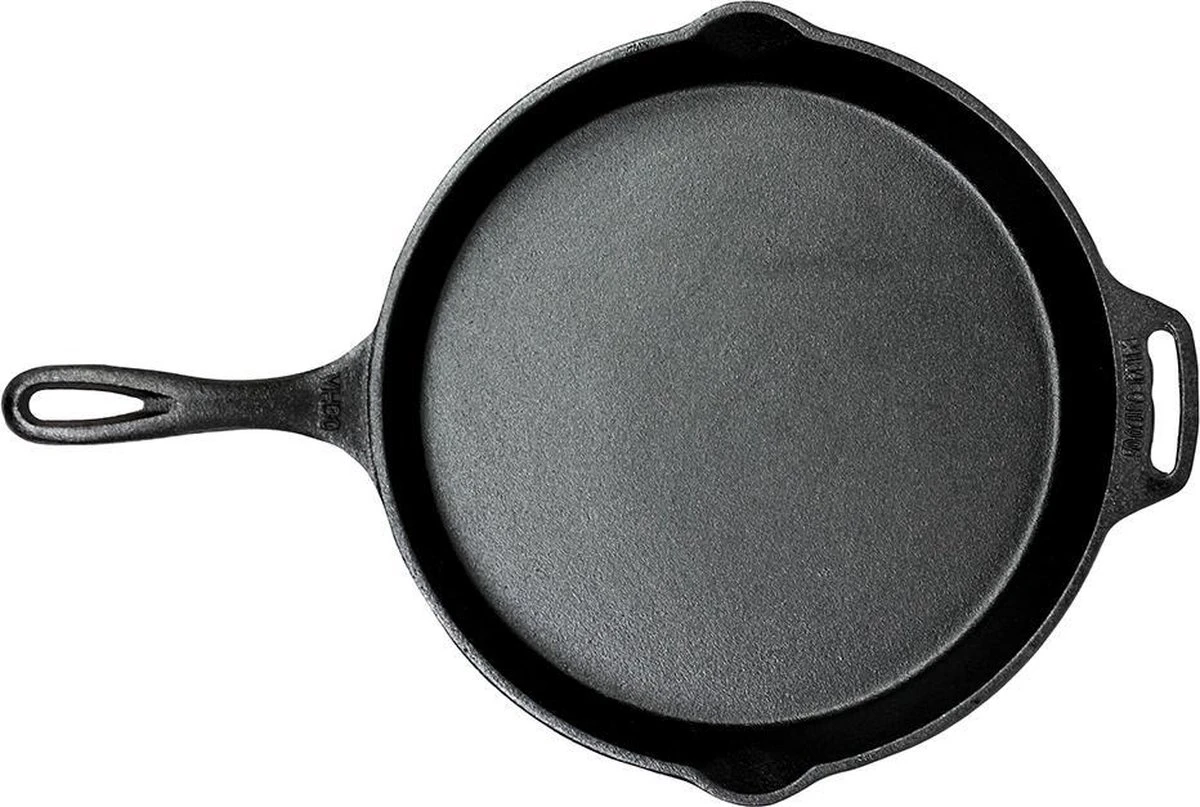 Valhal Outdoor Skillet / Koekenpan Met Steel - Gietijzer, Diameter 30cm - VH30 5 Valhal Outdoor Skillet / Koekenpan Met Steel - Gietijzer, Diameter 30cm - VH30 - Afbeelding 3