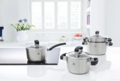 BK Conical Cool Glas Pannenset - 4-delig - RVS - Glazen Deksel - Inductie -Kookpot Serie Winkel 1200x813 1