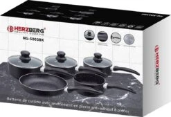 Herzberg HG-5003BK: 8 Pieces Marble Cookware Set - Black -Kookpot Serie Winkel 1200x819 2