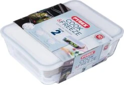 Pyrex Ovenschaal Met Deksel Cook&freez 25 X 19 X 8 Cm 2.6 L 1.5 L -Kookpot Serie Winkel 1200x820 4