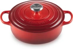 Le Creuset - Gietijzeren - Lage Braadpan - 24cm - Kersenrood -Kookpot Serie Winkel 1200x821 6