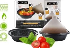 CUILINA Tajine Ø 30 Cm Geschikt Voor Alle Kookplaten, Inclusief Inductie. 12 CUILINA Tajine Ø 30 Cm Geschikt Voor Alle Kookplaten, Inclusief Inductie. -Kookpot Serie Winkel 1200x831 2