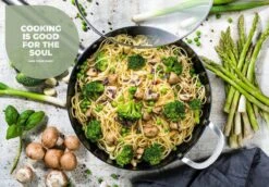 ISENVI Murray Keramische Wokpan 32CM - RVS Greep -Kookpot Serie Winkel 1200x838