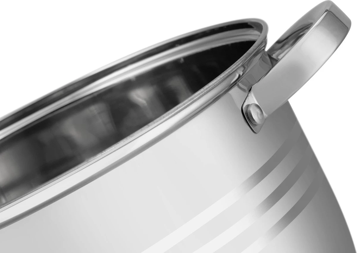 Edënbërg Classic Line - RVS Luxe Pannenset 12 Delig - Voorzien Van 9-Laags Bodem! 10 Edënbërg Classic Line - RVS Luxe Pannenset 12 Delig - Voorzien Van 9-Laags Bodem! - Afbeelding 8