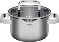 Sola Pannenset Juvia - 4 Delig - Ø 16,16,18,20 Cm - Zilver - RVS - Sandwichbodem -Kookpot Serie Winkel 1200x854 2