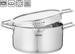 Tefal Nordica Kookpan - Ø 20 Cm - 37 Tefal Nordica Kookpan - Ø 20 Cm - -Kookpot Serie Winkel 1200x863 1