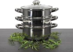 Merkloos Imperial Kitchen Stoompan - 20 Cm - 3 Delig - 21 X 26cm -Kookpot Serie Winkel 1200x864 18