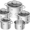 Zwilling Essence - Pannenset - 5-Delig 2 Zwilling Essence - Pannenset - 5-Delig -Kookpot Serie Winkel 1200x869 1