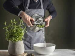 Sola Pannenset Juvia - 4 Delig - Ø 16,16,18,20 Cm - Zilver - RVS - Sandwichbodem -Kookpot Serie Winkel 1200x889