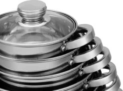 Edënbërg Classic Line - RVS Luxe Pannenset 12 Delig - Voorzien Van 9-Laags Bodem! 21 Edënbërg Classic Line - RVS Luxe Pannenset 12 Delig - Voorzien Van 9-Laags Bodem! -Kookpot Serie Winkel 1200x892 1