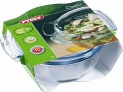 Pyrex Classic Ovenschaal Rond - Inclusief Deksel - Borosilicaatglas - 1,4 Liter - Transparant -Kookpot Serie Winkel 1200x895 6