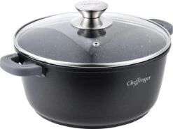 Cheffinger Kookpan/Diepe Pan Met Deksel - 20cm - 2,5L -Kookpot Serie Winkel 1200x898 7