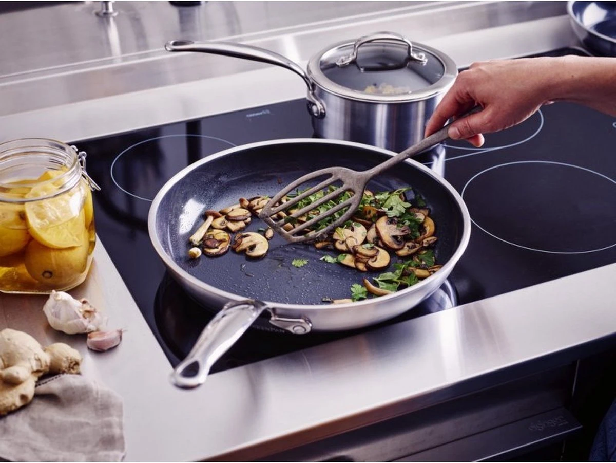 Greenpan Premiere 3-laags RVS Koekenpannenset 20-28 Cm 4 Greenpan Premiere 3-laags RVS Koekenpannenset 20-28 Cm - Afbeelding 2