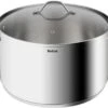 TEFAL B8646404 26 Cm Roestvrijstalen Pan, Alle Branders Inclusief Inductie, 6,5 L, Stevige Handgrepen, Glazen Deksel, Intuition XL -Kookpot Serie Winkel 1200x908