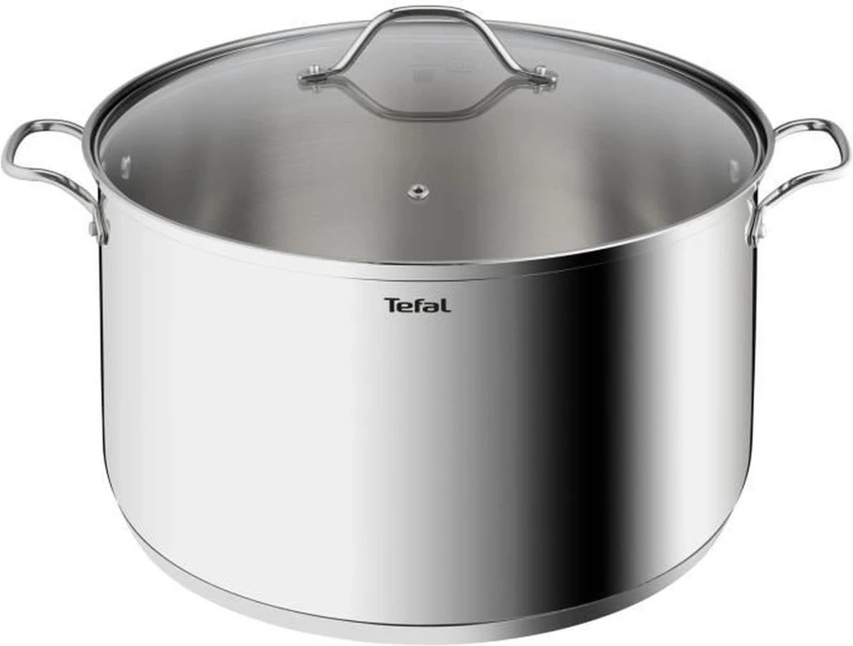 TEFAL B8646404 26 Cm Roestvrijstalen Pan, Alle Branders Inclusief Inductie, 6,5 L, Stevige Handgrepen, Glazen Deksel, Intuition XL 3 TEFAL B8646404 26 Cm Roestvrijstalen Pan, Alle Branders Inclusief Inductie, 6,5 L, Stevige Handgrepen, Glazen Deksel, Intuition XL