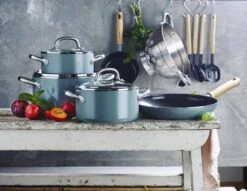 GreenPan Mayflower Pannenset - 5-delig + 5 Accessoires - Lichtblauw - Inductie - PFAS-vrij -Kookpot Serie Winkel 1200x926 47