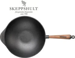 Skeppshult - Wokpan Walnoot Handgreep 32 Cm 12 Skeppshult - Wokpan Walnoot Handgreep 32 Cm -Kookpot Serie Winkel 1200x926 52