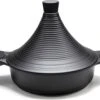 Tajine Agadir Inductie Arabisch Design Non-stick Shining Black 2 Tajine Agadir Inductie Arabisch Design Non-stick Shining Black -Kookpot Serie Winkel 1200x943