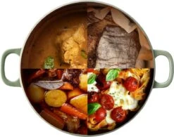 BK Bourgogne Braadpan Ø 24 Cm - Groen - Gietijzer - Inductie 9 BK Bourgogne Braadpan Ø 24 Cm - Groen - Gietijzer - Inductie -Kookpot Serie Winkel 1200x945 7