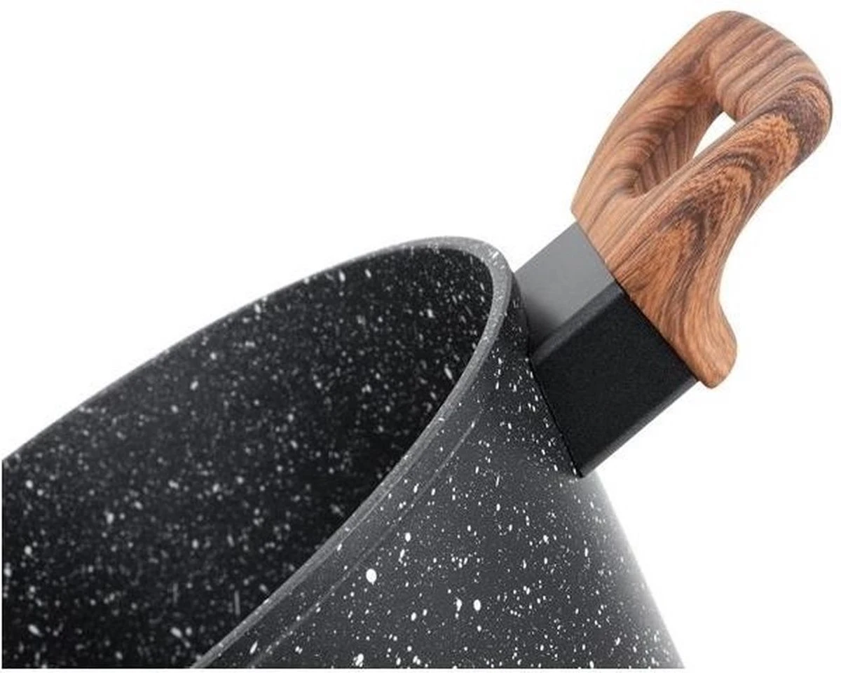 Edënbërg Stonetec Line - 15-delige Luxe Pannenset Van Gesmeed Aluminium 4 Edënbërg Stonetec Line - 15-delige Luxe Pannenset Van Gesmeed Aluminium - Afbeelding 2