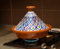 CRAFLAIR ~ Tajine ~ Ø 30 Cm ~ Geschikt Voor Inductie - Adapter ~ Handgemaakt ~ Geglazuurd Keramiek -Kookpot Serie Winkel 1200x982 5