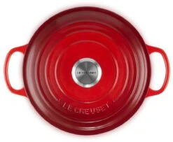 Le Creuset - Gietijzeren - Lage Braadpan - 24cm - Kersenrood -Kookpot Serie Winkel 1200x988 3