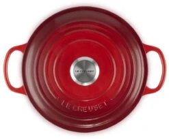 Le Creuset - Gietijzeren - Lage Braadpan - 24cm - Kersenrood -Kookpot Serie Winkel 1200x989 1