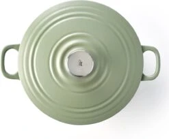 BK Bourgogne Braadpan Ø 24 Cm - Groen - Gietijzer - Inductie 11 BK Bourgogne Braadpan Ø 24 Cm - Groen - Gietijzer - Inductie -Kookpot Serie Winkel 1200x993 4